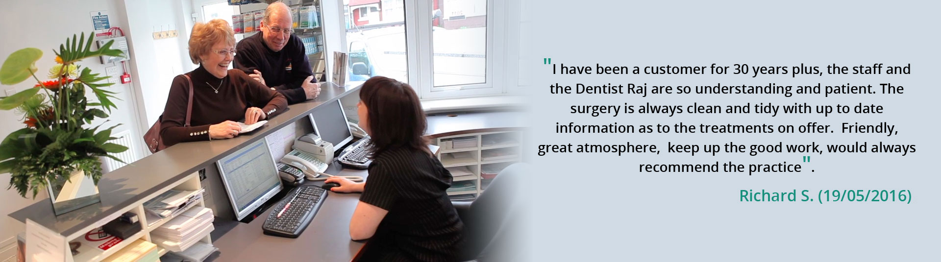 Dental Testimonials - Chingford Mount Dental Practice