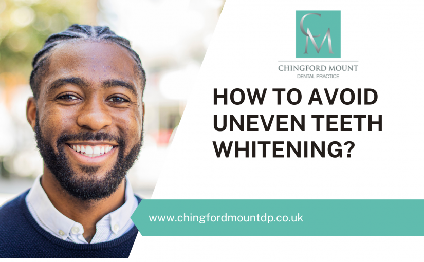 How to avoid uneven teeth whitening?